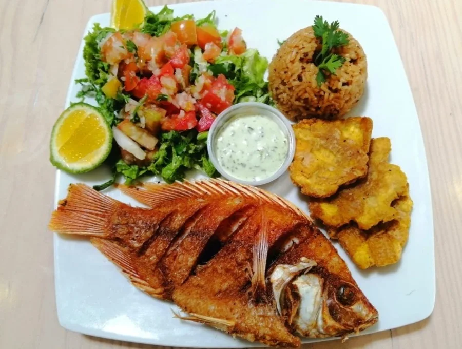 Fried tilapia